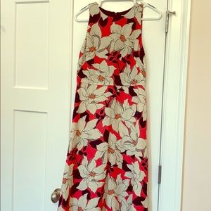 Linen summer dress, ready for the luau.